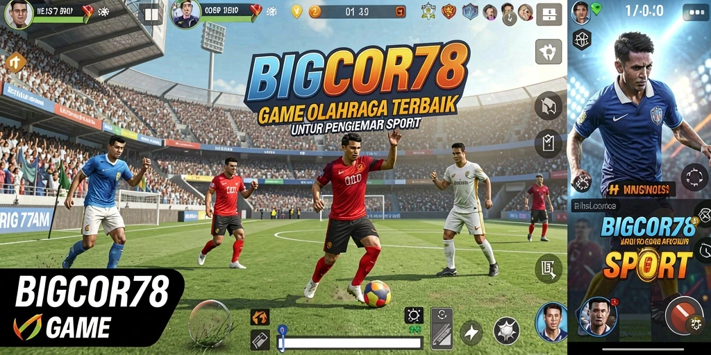 Tampilan menakjubkan dari gameplay olahraga di BIGCOR78.