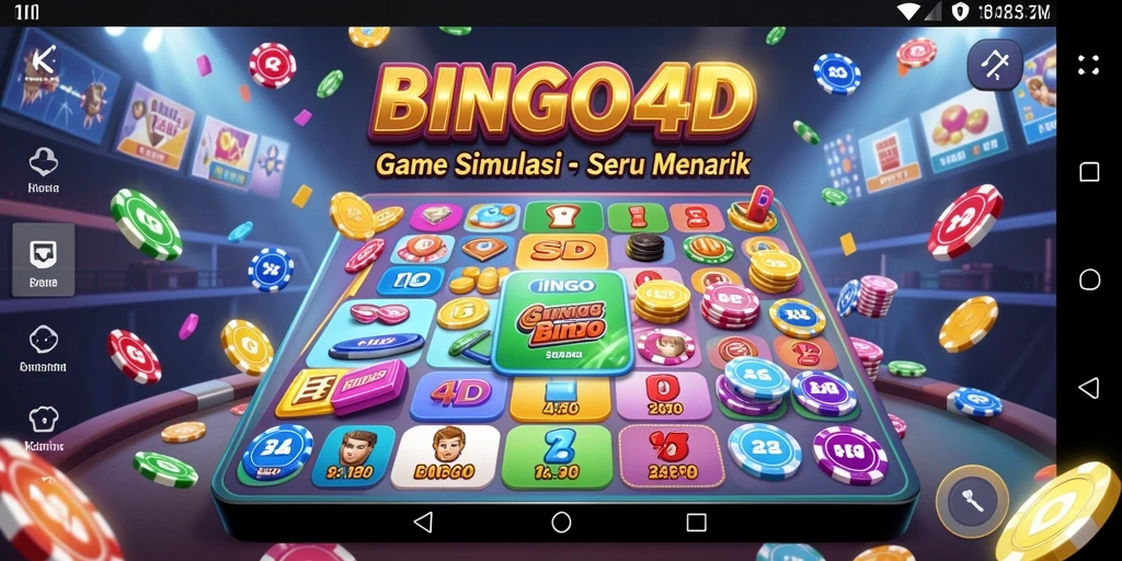 Tampilan permainan BINGO4D yang seru dan interaktif.