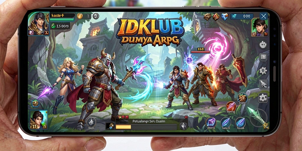 Tampilan gameplay ARPG yang mendebarkan di IDKLUB.
