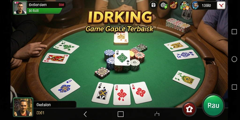 Tampilan gameplay seru dari IDRKING dengan kawan-kawan.