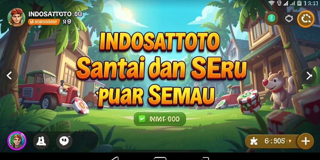 Tampilan gameplay INDOSATTOTO yang seru dan menarik.