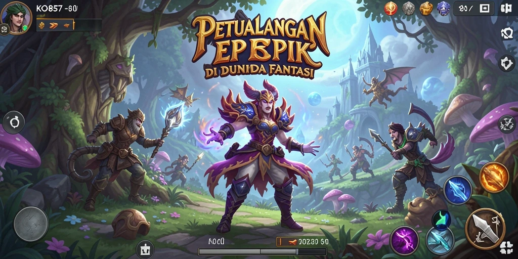 Tampilan gameplay KO857 yang memukau dan penuh aksi.