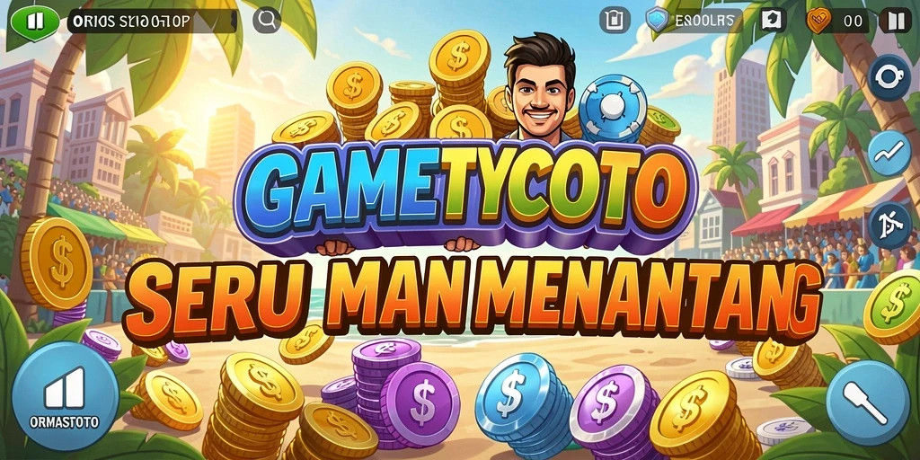 Gameplay seru dan menarik di ORMASTOTO dengan strategi manajemen bisnis.