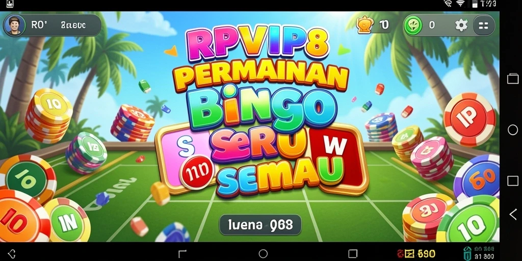 Tangkapan layar RPVIP8 menunjukkan gameplay Bingo yang menarik dan interaktif.