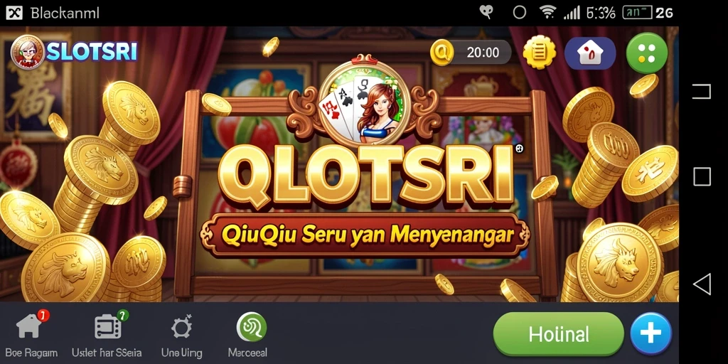Gameplay QiuQiu yang menarik dan penuh warna.